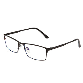 XM7718 1pc Metal Rectangle Full-Rim Frame Blue Light Blocking Good Quality Fashion Unisex Men Women Glass Frame