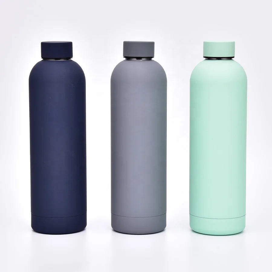 Vacuum Flasks Thermal Food-Grade Stainless Steel Water Flask Double Wall Water Bottle With Lid
