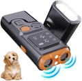 Rechargeable Ultrasonic Dog Bark Repeller Outdoor Training High Power LED Flashlight Dog Anti Barking Device