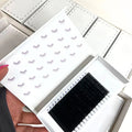 Wholesale Cashmere 0.03 0.05 0.07  Individual Lash Extension Handmade Dark Matte Black Volume PBT Eyelash Extensions Supplies