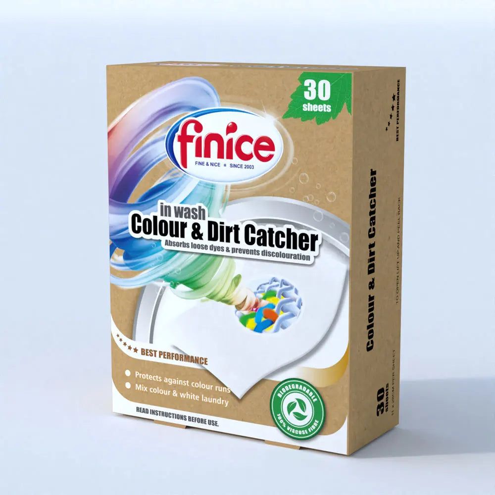 Finice Color Grabber Laundry Sheets-Disposable 70% Viscose + 30% Polyester for All Clothes