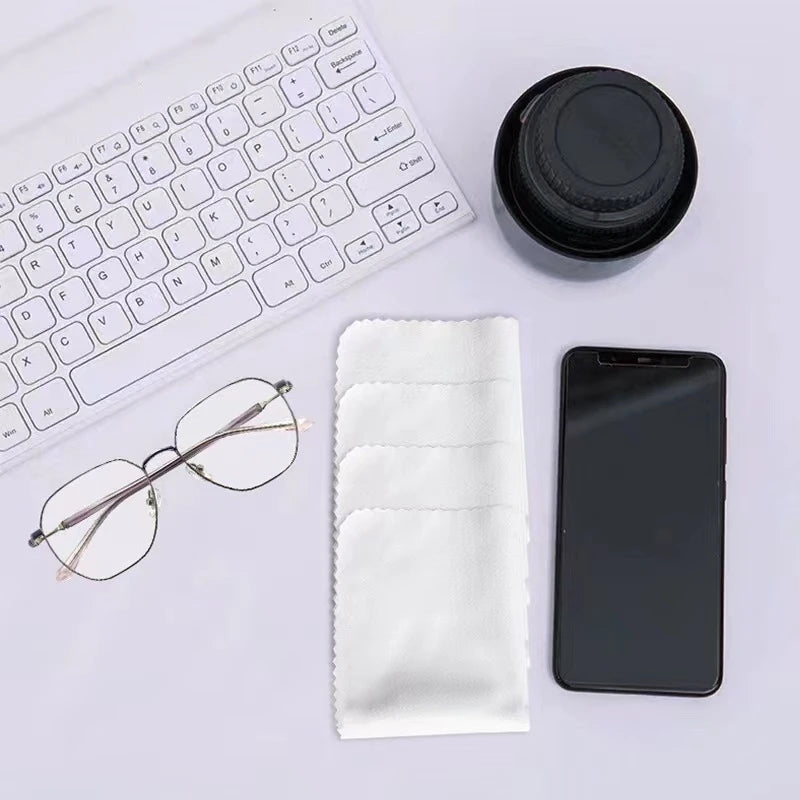 Custom Size Glasses Microfiber Cleaning Cloth Suitable for Cleaning Lens Electronics and Screen Surfaces