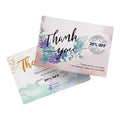 Custom Printed Black Gold Scratch Off Thank You Gift Certificates Personalized Logo Cards and Stickers