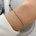 High End Gold Plated Stainless Steel Little Beads String Bracelet for Women Wholesale Jewelry