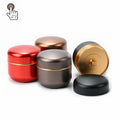 Factory Custom Mini Tea & Coffee Canister Aluminum Metal Seal Leaf Tea Cylinder Tin for Tea & Coffee Tools