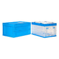 Large Heavy Duty Automated Warehouse Storage Picking Moving Stackable Collapsible Plastic Foldable Crate Box with Lids