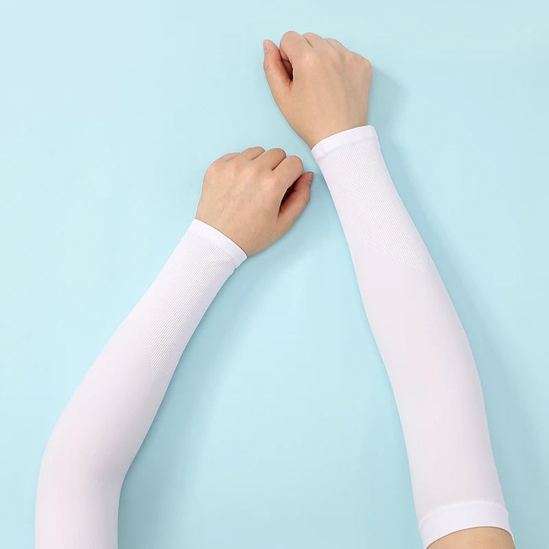 Unisex Outdoor Sports Riding Compression Summer UV Sun Protection Arm Sleeves