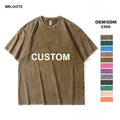 230 Grams Men T-shirt Hot Supplier Clothing Manufacturers Men Clothes Washing to Create an Aged Look Cotton t Shirt High Quality