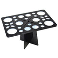 Wholesale Black Acrylic 26-Hole Square Makeup Brush Display & Drying Stand for Plastic Brushes