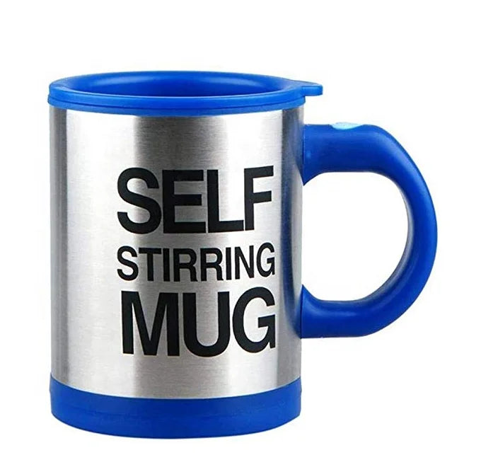 New Design Stainless Steel Factory Price Personalized 400ml Thermal Coffee Self Stirring Mug