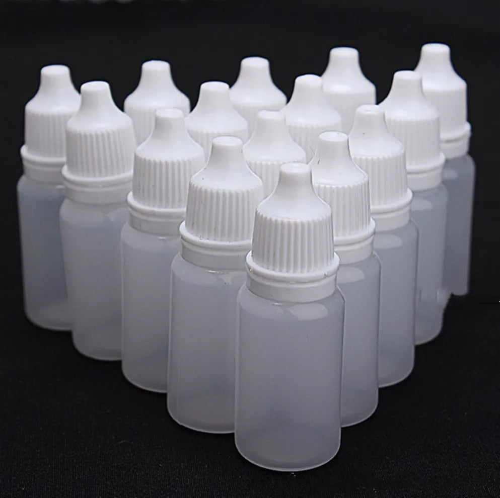 5ml 10ml 15ml 20ml 30ml 50ml 100ml Round Natural Color Pe  Plastic Bottle Eye Drop Bottle Pe Dropper Cap Bottle