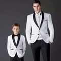 Good Quality Formal Children's Dress Flower Party Performance Costume (Jacket+Pants)  White Wedding Boy Suits MB25
