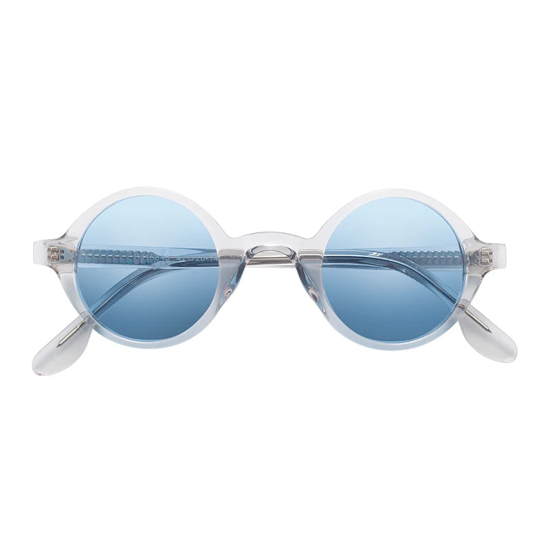 Luxury Men's Retro Round Acetate Sunglasses Latest Fashion with Amazing Style