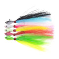 Striped Bass Snapper Metal Jigs Rockfishing Lure Saltwater Fishing Jig Head Hook with Tails Hard Bait for Bottom Fishing
