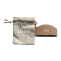 Custom logo Portable Sweater Wool Comb Eco Friendly Wooden Cashmere Comb with Bag