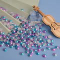 Wholesale 1.5mm-12mm Multi Colors Plastic ABS Pearls for DIY and Garment  Flat Back Round Half Pearl Beads