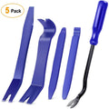 5PCS Car Door Clip Panel Audio Video Dashboard Removal Kit Installer Prying Tool Navigation Disassembly Automobile Nail Puller