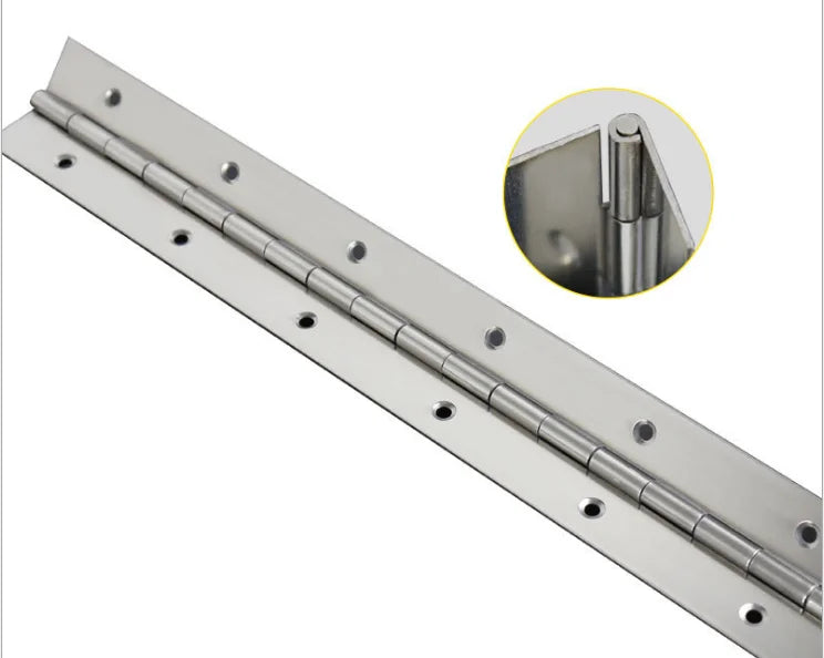 Factory Directly Galvanized Stainless Steel 201/304/316 Continuous Long Small Folding 180 Degree Piano Hinge Black E-coating