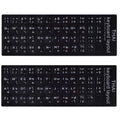 Thai Alphabet Keyboard Stickers  Notebook Letter Replacement Keyboard Stickers Computer Keyboard Sticker