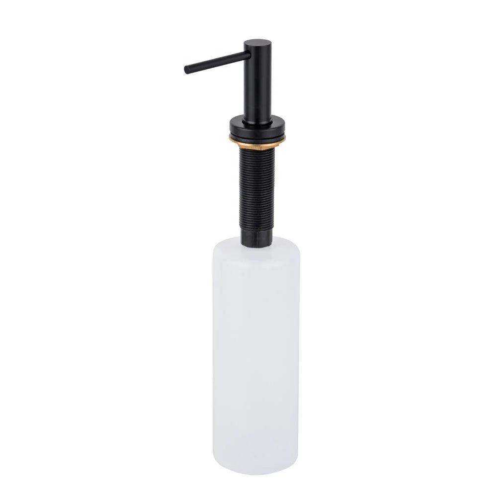 Bathroom Hardware Soap Dispensers Pump Hand Soap Bottles Kitchen Sink Brushed Liquid Bottle Pump