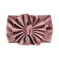 Liucare Baby Girls Gold Velvet Bow Headbands Non-slip Friendly Material Sweet Style Kids Bowknot Princess Solid Hair Band