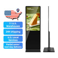 MWE USA Stock Free Shipping Ready to Ship 43 49 55 65 Inch HD 4K LCD Digital Signage Advertising Display Screen for Retail Store