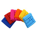 Non Stick Flexible 7 Hole Brick Blocks Shaped Silicone Ice Cube Tray Mold for Making Whiskey Biscuits Cake Decorate Tools