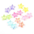 Five-Pointed Star Flat Back Resin Sequins Eco-Friendly Charms Cabochon for DIY Slime Filler Kid's Mobile Phone Keychain