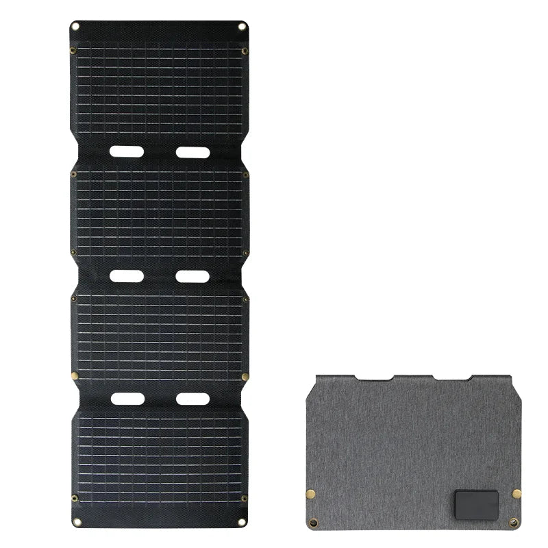 Solar Portable 40W 18V Foldable Solar Panel for Camping Power Station Battery Mobile Phone Charger Power Bank