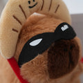 Mini Peluches Cosplay Pirate Croissant Chef Hat Capibaras Animal Capibara Plush Toys Capybara Plush Stuffed Animal Toy Keychain