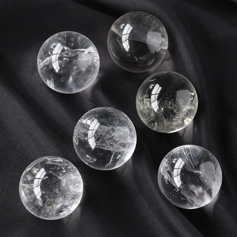 Factory Price Gemstone Ball Crystals Healing Stones clear Quartz Mini Sphere for Home Decoration