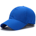 Unisex OEM Custom 6 Panel Cut Drilled Hole Quick-dry Sports Running Hat Wholesale Blank Plain Mesh Baseball Cap