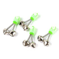 10pcs Outdoor Night Fishing Equipment Twin Spiral Bells Fish Bite Alarm Bell Indicator Bait Alarm
