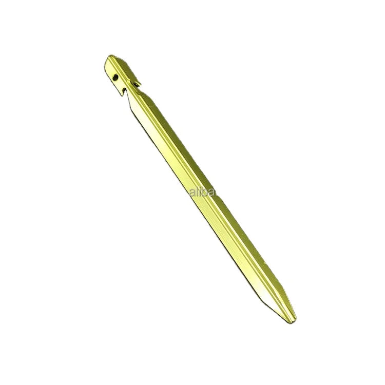 TP3034 17.5*1.2cm Eco Friendly Awning Aluminum Tent Pegs for Sand Triangular  Aluminium Tent Stake for Camping