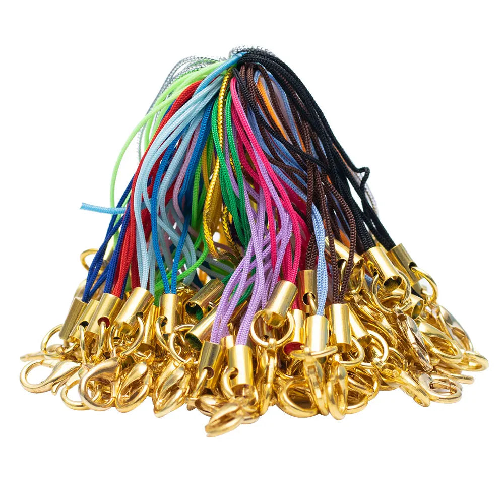 Mobile Phone Rope Lobster Clasp Golden Lanyard Diy Handmade Accessories Connector Hook Fastener Making