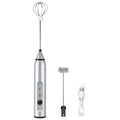 Wholesale USB Rechargeable Milk Frother Electric Whisk Coffee Tools Stainless Steel Electric Milk Frother