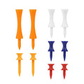 Manufacturer Cheap Colorful Various Size Bamboo Wood Plastic Step Golf Tee