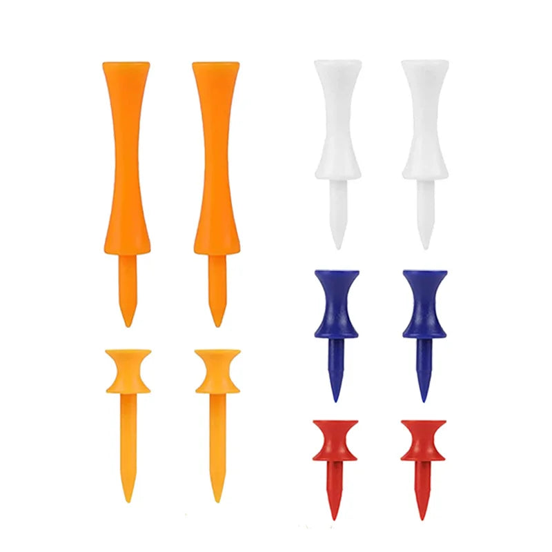 Manufacturer Cheap Colorful Various Size Bamboo Wood Plastic Step Golf Tee