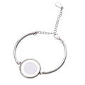 Sublimation Bracelets Jewelry Custom Diy Photo Printing Bracelet Stainless Steel Round Sublimation Bracelet Jewelry
