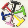 Free Sample Custom Skateboard Wrench T Tool for Double Rocker Longboard PP+Steel Material Different Colors Ready OEM Logo