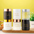 Luxury 200g Frosted Matte Black White Low Transparent Price Round Glass Cream Jar With Gold Silvery Lid