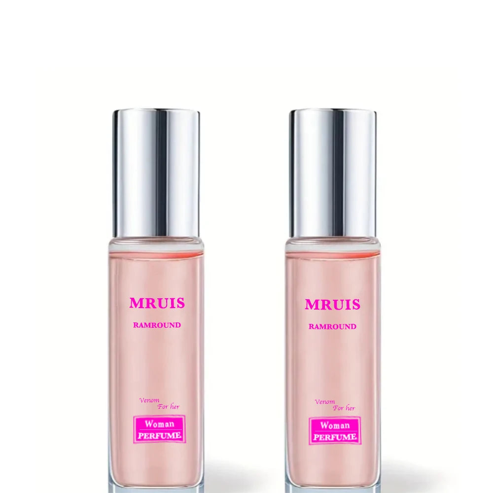 10 ml Pink Vanilla Jasmine Sweet Fruity Scented Pheromone Essential Oil Perfume in Roll-On Bottle Women's Perfume Oil