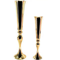 Nordic Modern Luxury Metal Goblet Vase Wholesale Home Decoration Wedding Christmas Office Bedroom Desktop Creative Golden Flower