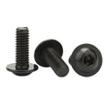 ISO7380.2 Metric Flanged Button Head Screw M3 M4 M5 M6 Black 304 Stainless Steel Hexagon Socket Head Screws Collar Bolt Class 8