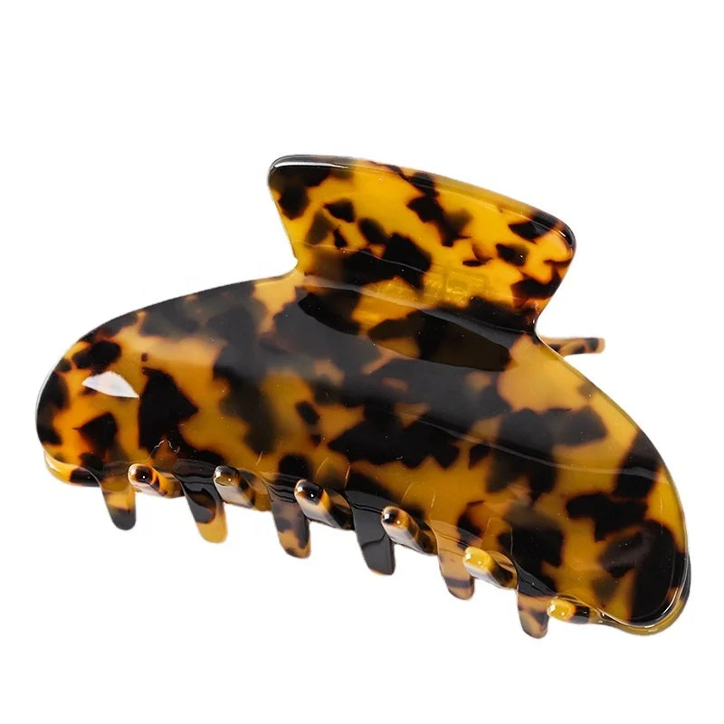 Geometry Crescent Shape Acetate Acid Acrylic Material Ponytail Holder Hair Claw Hair Decorations for Women and Girls
