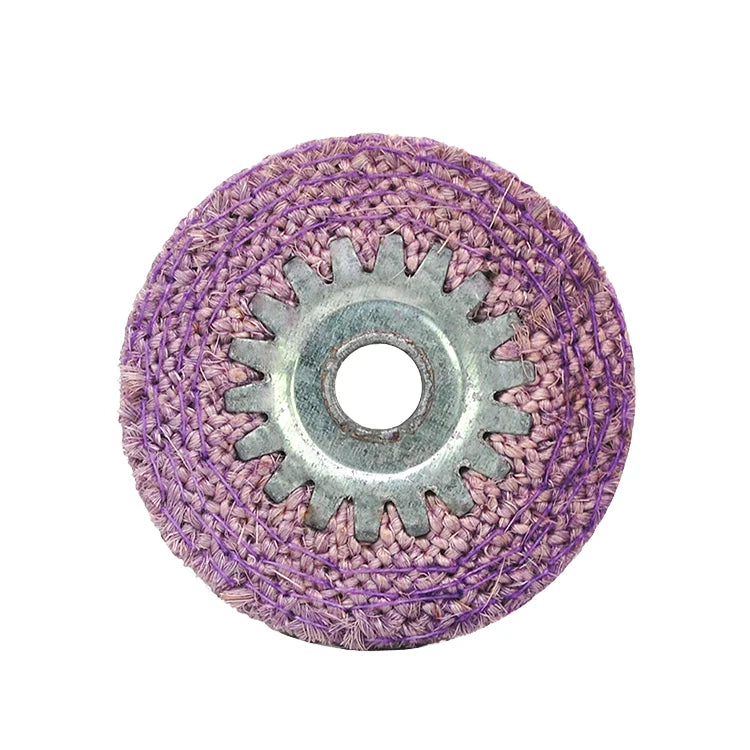 Customizable Dongge Kenaf Wheel Buffing Disc 100*16MM Purple Sisal Polishing Grinding Stainless Steel OEM Supported Abrasive