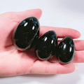 Hongzhuo Natural Jade Massage Yoni Egg Black Obsidian Healing Balls Eggs of Jade for Women