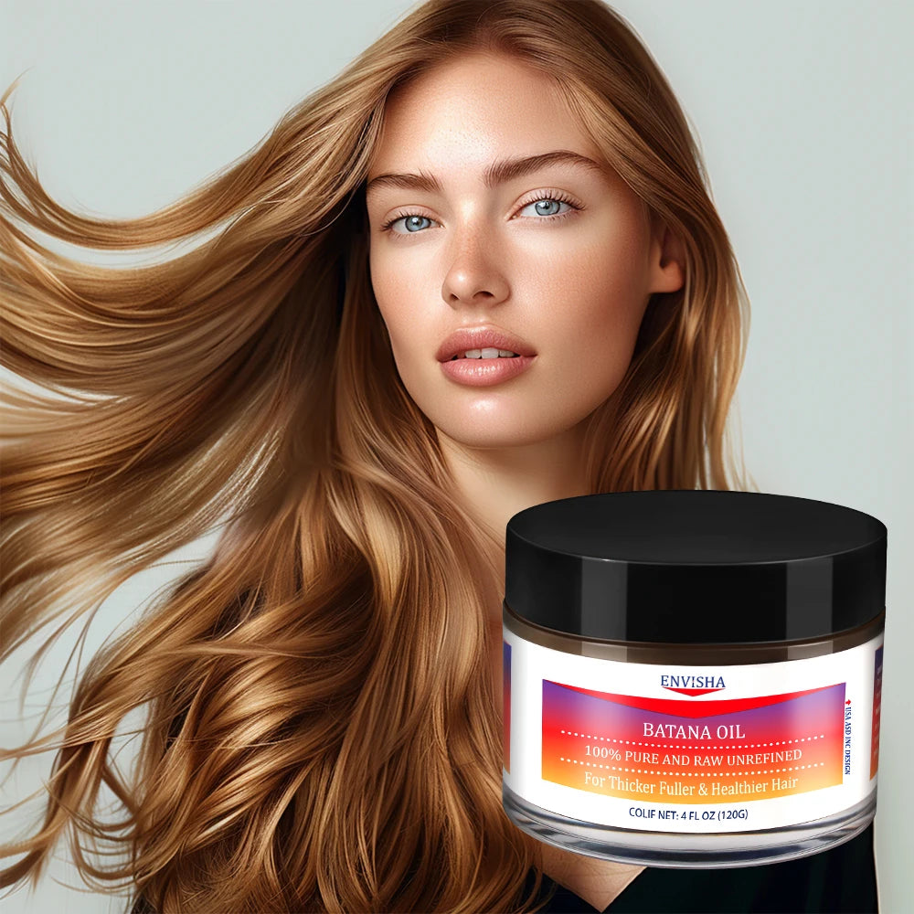 Customized Wholesale Deep Conditioning Hair Growth Batana Oil Butter Hair Mask Promote Hair Thickness Batana Oil Cream