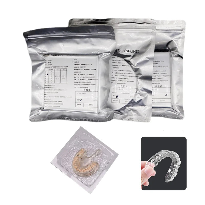 Dental Lab Orthodontic Splint Retainer Slice Vacuum Forming Sheet Soft Hard 1.0/1.5/2.0mm 10/15/20 Pcs Thermoforming Material