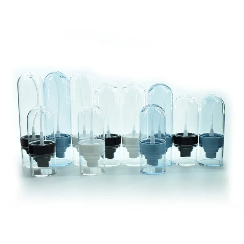 PETG Upside Down Clear Cosmetic Bottle Empty 80ml 100ml Plastic Spray Bottle for Skin Care Toner Packaging Handstand Bottles